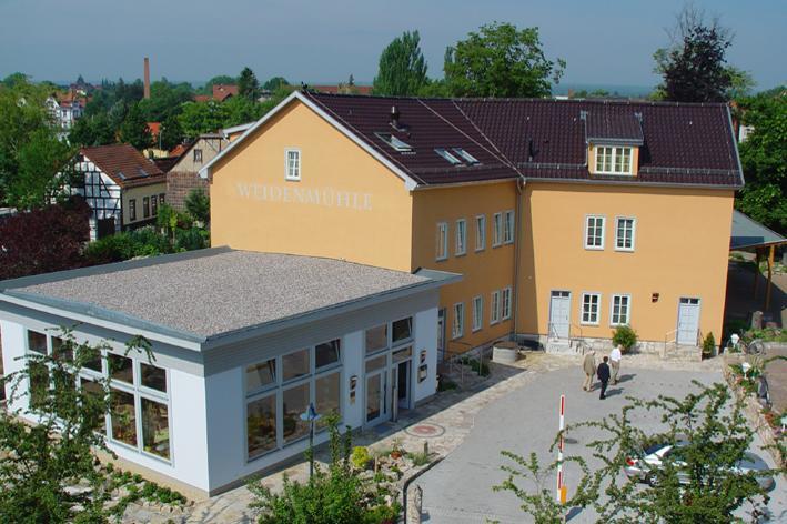 Hotel Weidenmuhle Mühlhausen Exterior foto